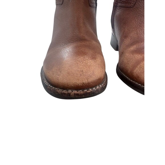 Tory Burch 'Jolie' Leather Logo Riding Boot Carmel Size 6 37 EU Fast Shipping - Picture 15 of 16
